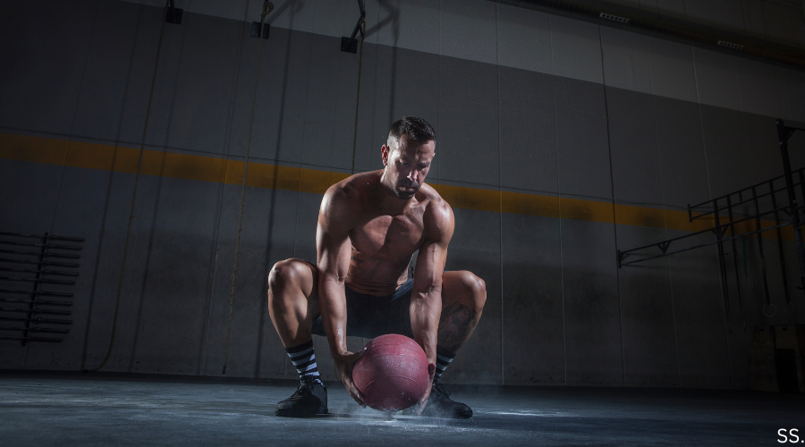 medicine ball slam
